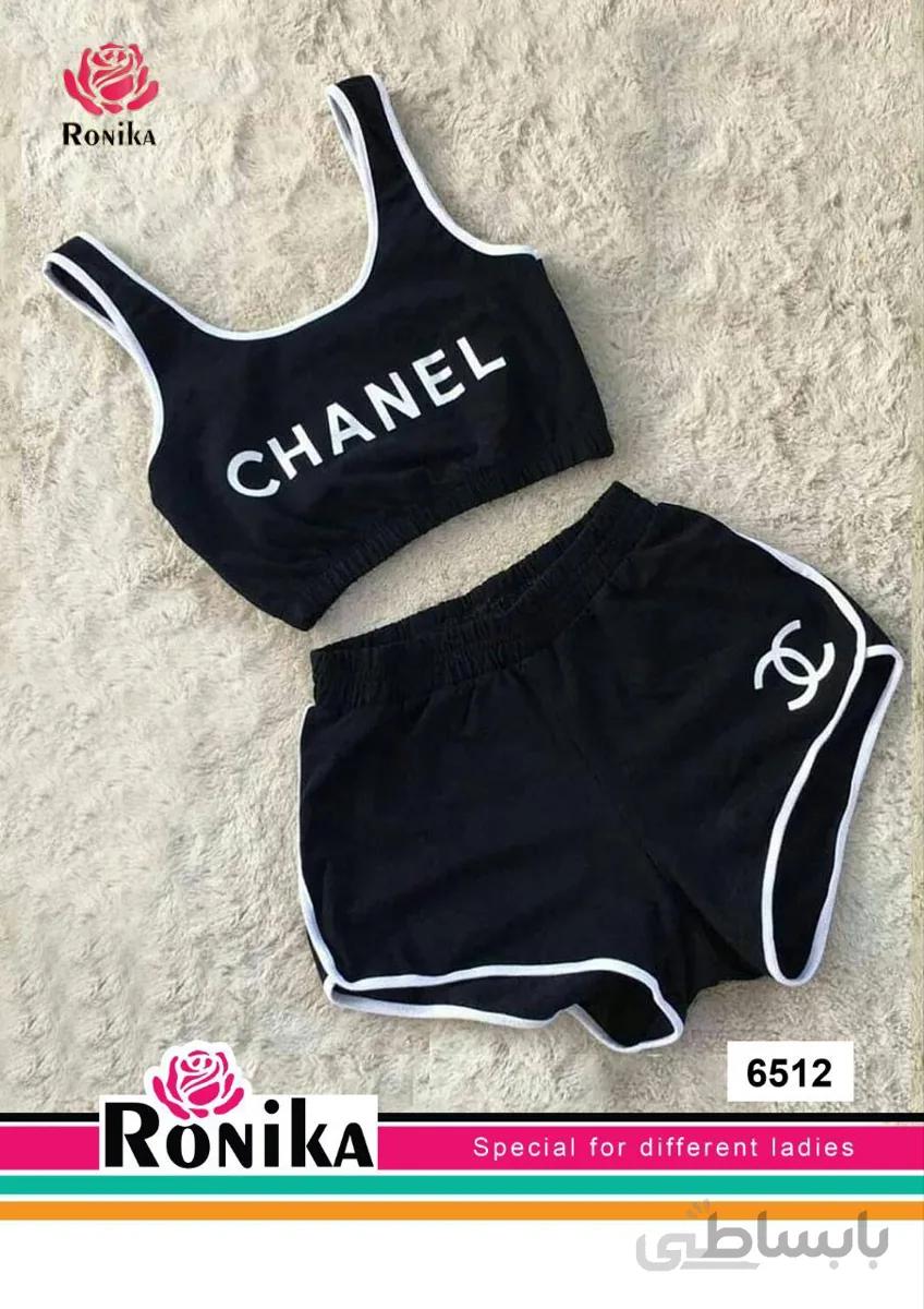 ست تاپ شورتک chanel کد 661255533