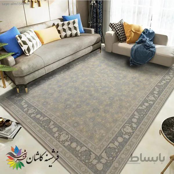 فرش سایه ترمه ای 1500 شانه گل برجسته