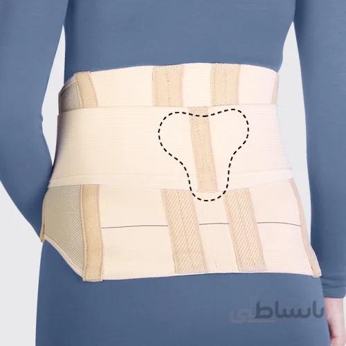 کمربند پددار لومبوساکرال طب و صنعت ا Lumbo Sacral Belt With Pad