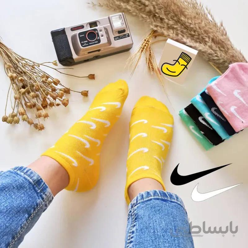 جوراب مچی زنانه طرح نایک