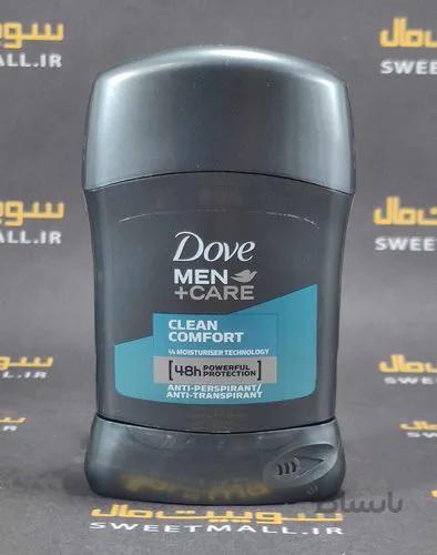 استیک داو ضد تعریق مردانه 50 میل Dove-مدل clean comfort