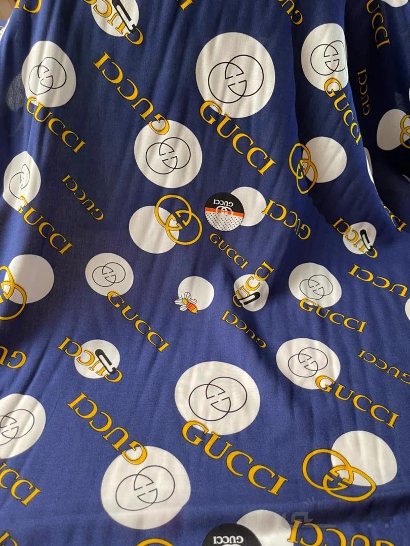 نخی طرح gucci زمینه سورمه ای