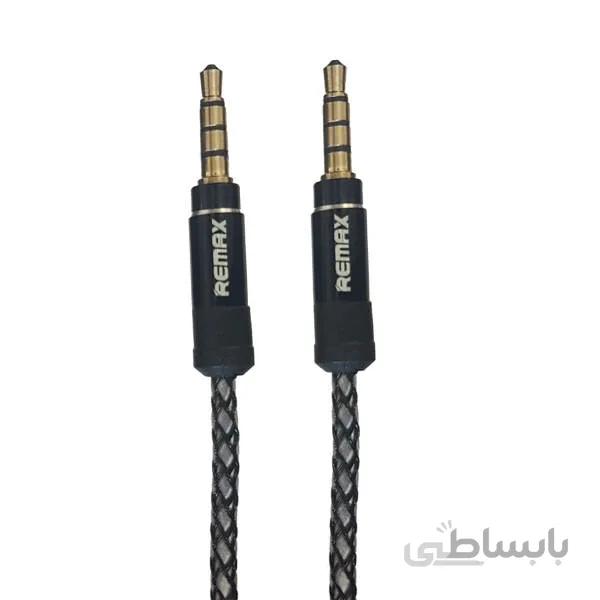 کابل AUX REMAX روکش دار و 1500 میلی متری مدل RL-L300 ا REMAX 3.5 AUX Audio Cable