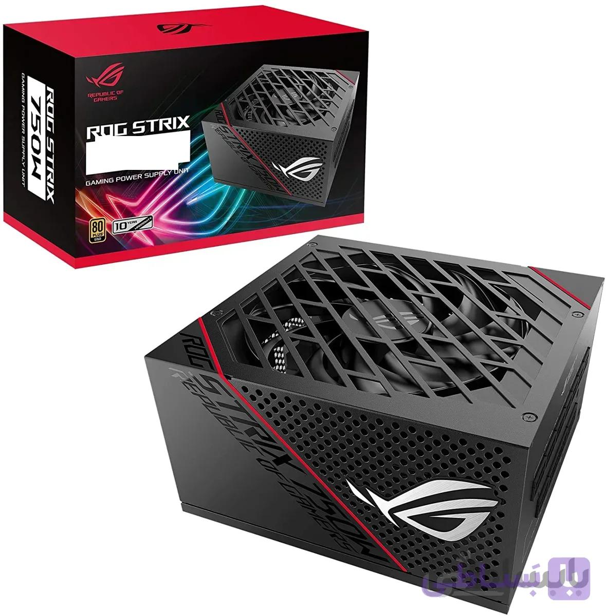 منبع تغذیه کامپیوتر ایسوس مدل ASUS POWER ROG STRIX 750G 80 Plus GOLD