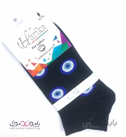 جوراب طرح چشم نظر