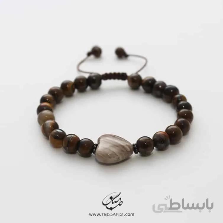دستبند زنانه چشم ببر و جاسپر