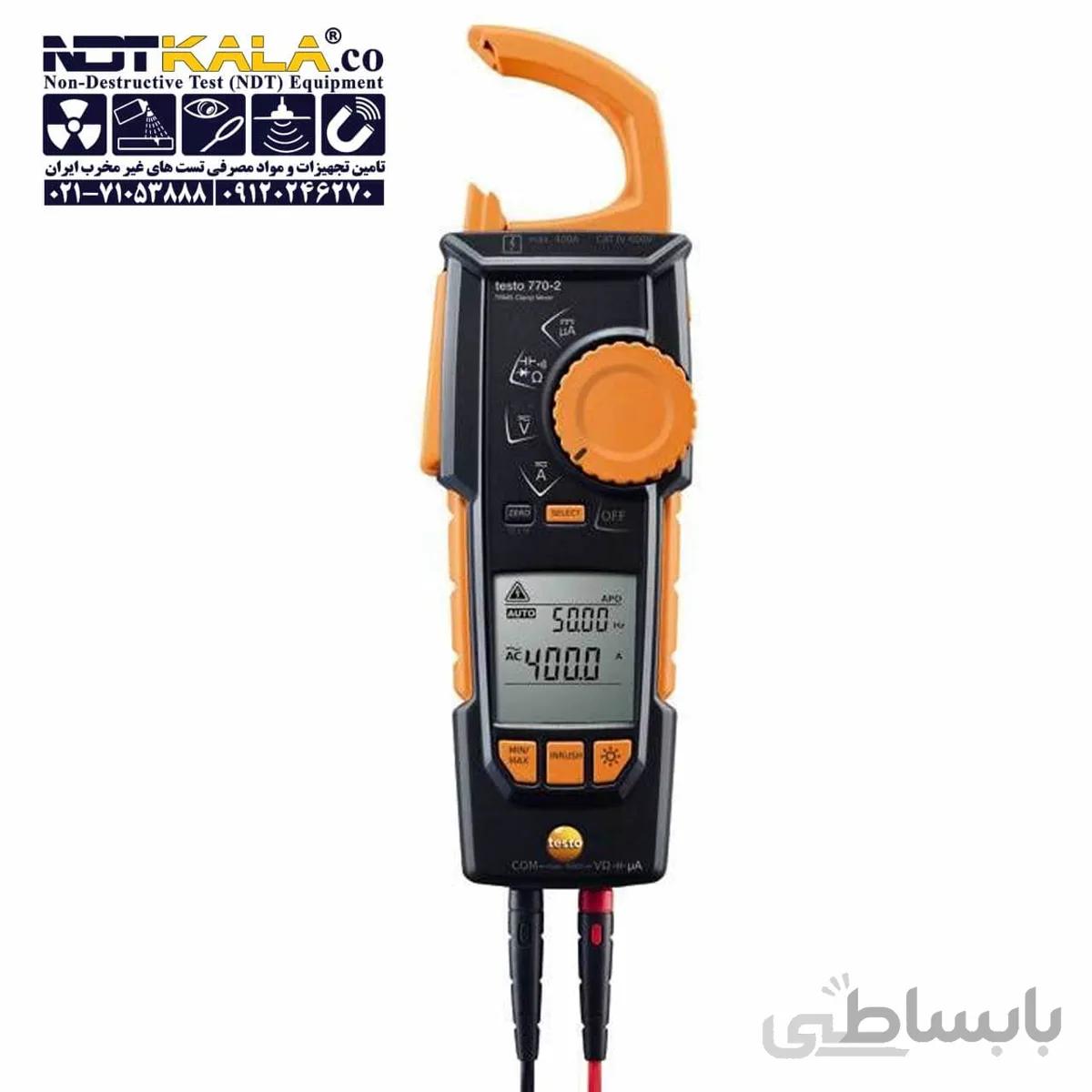 کلمپ متر دیجیتالی تستو TESTO 770 ا testo 770 Clamp meter with Bluetooth