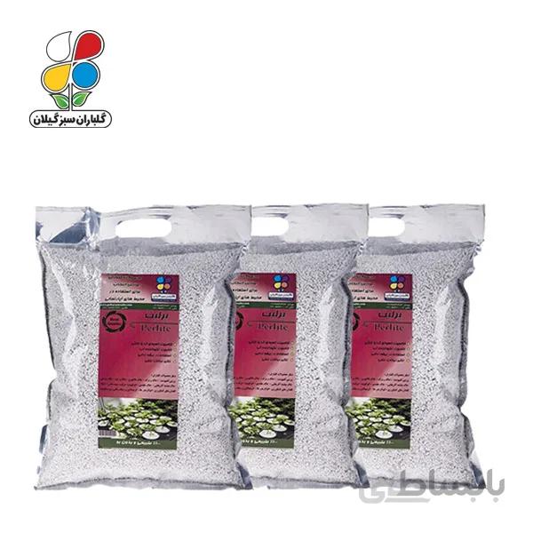 پرلیت دانه متوسط سایز 5-3 میل وزن 500 گرمی بسته سه عددی
