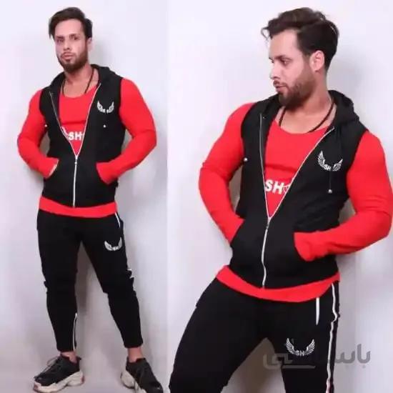 ست مردانه اسپرت جنس دورس تمام کش کد41 ا Men's sports set made of full-length Dors