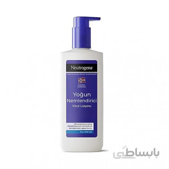 لوسیون بدن نیتروژنا مناسب پوست های خشک Neutrogena فرانسه حجم 400 میل
