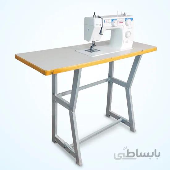 میز چرخ خیاطی خانگی (تخته و پایه فلزی)