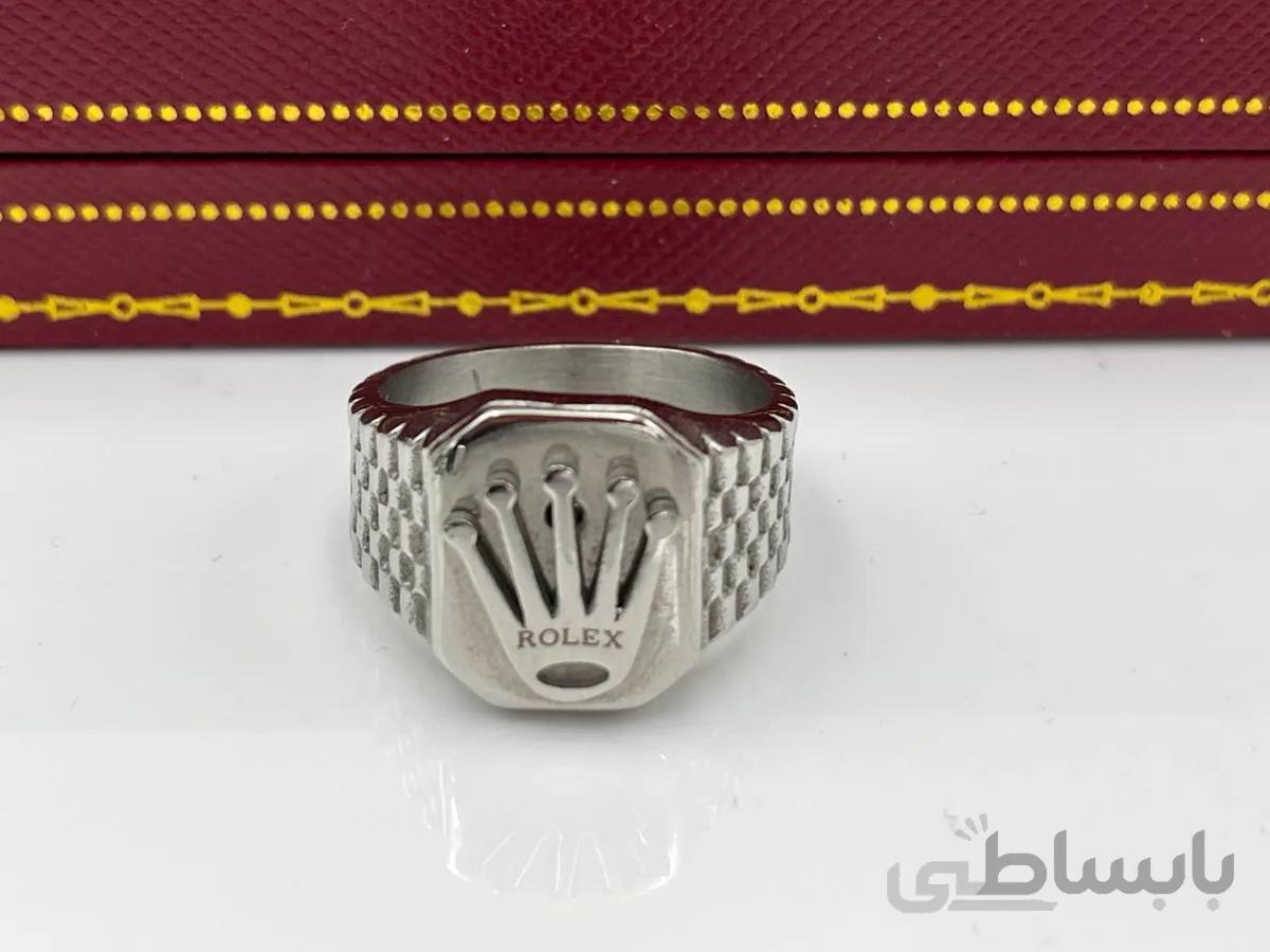 انگشتر رولکس نقره ای