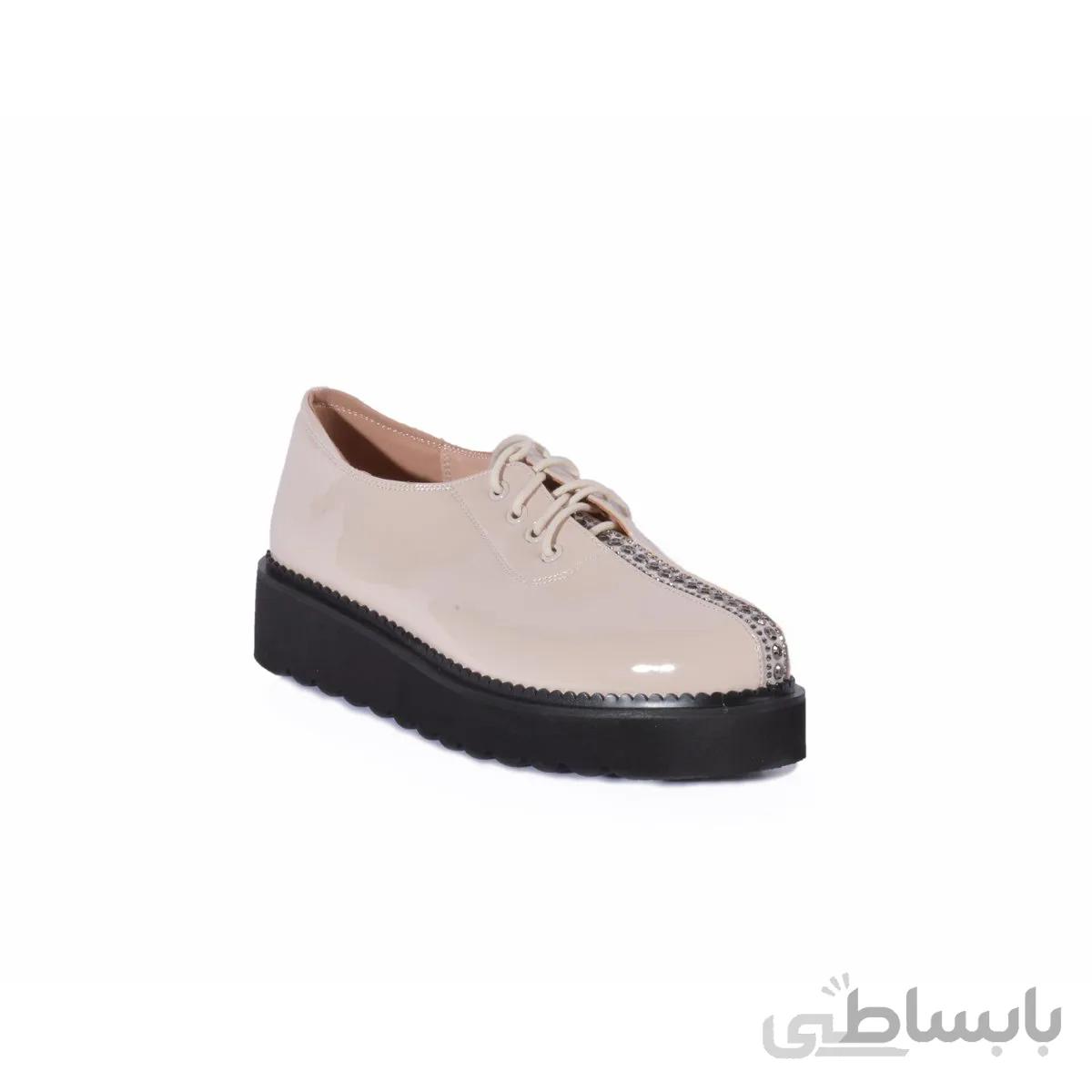 کفش لژدار ورنی زنانه - 1374