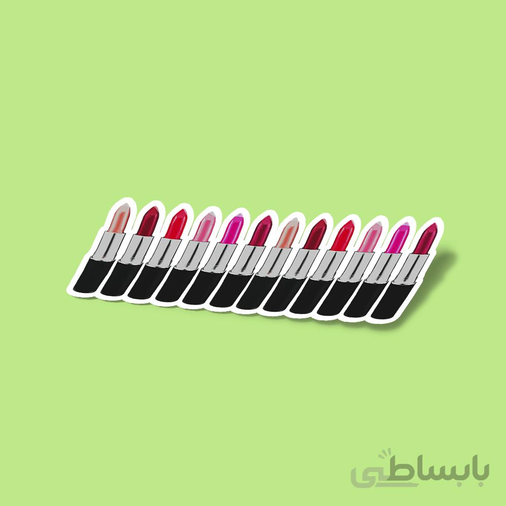 استیکر !Lipstick Junkie