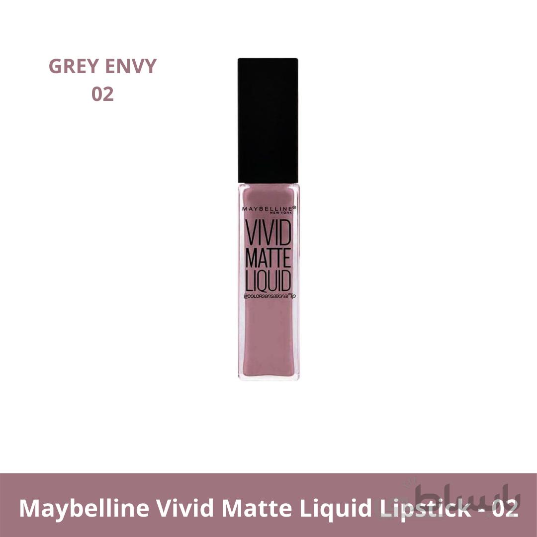 رژ لب مایع مات Vivid Matte میبلین: 02