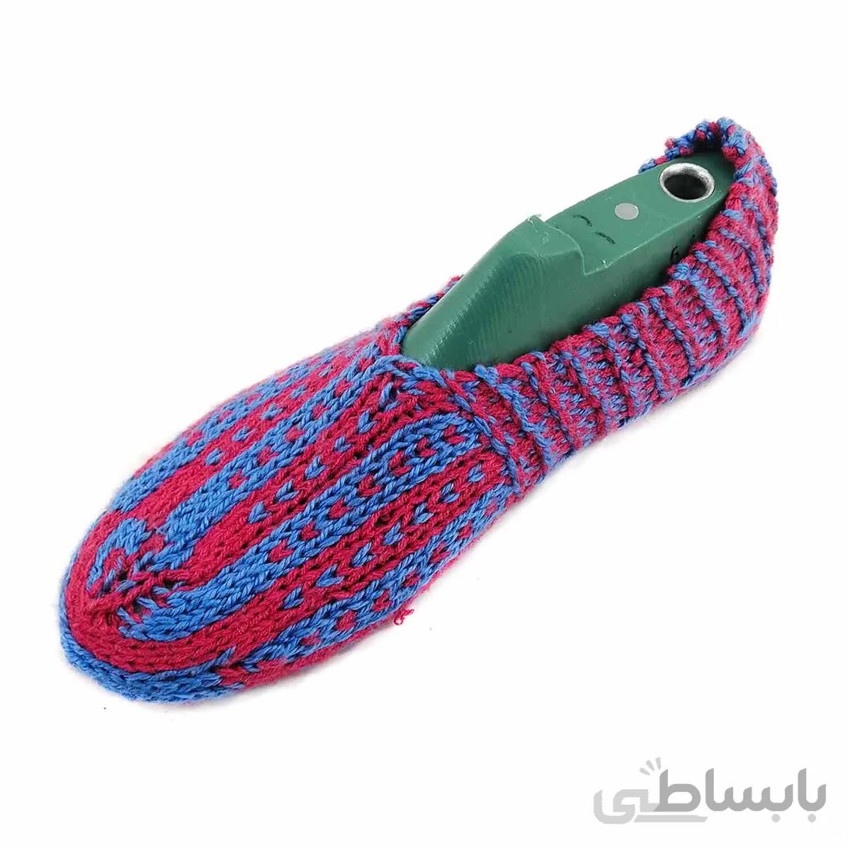 جوراب بافتنی کاموایی زنانه کردستان کد 30