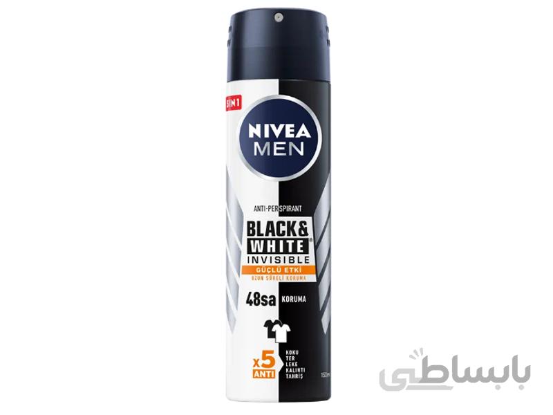 اسپری مردانه نیوا مدل BLACK & WHITE INVISIBLE