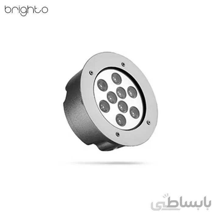 چراغ استخری 9 وات گرد Ip68 ارتقا صنعت