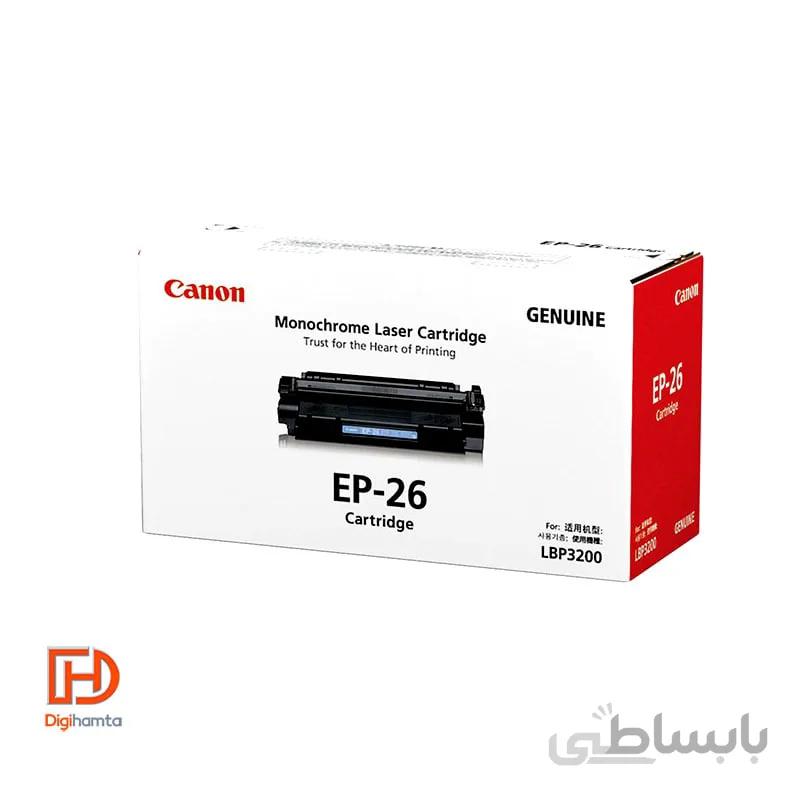 کارتریج تونر لیزری مشکی کانن مدل EP26