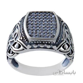 انگشتر نقره مردانه کد AM_576