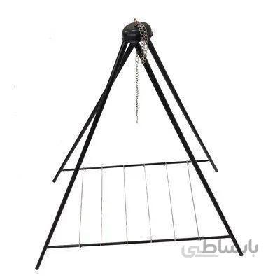 منقل کباب کمپینگ چهارپایه بزرگ