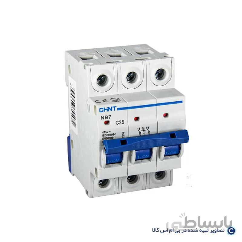 فیوز مینیاتوری سه فاز چینت CHINT ا 3PHASE MINIATURE CIRCUTE BREAKER