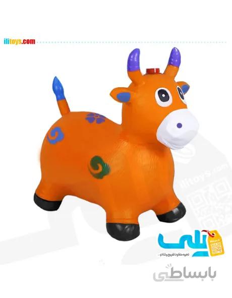 110-18 گاو بادی پرشی نارنجی موزیکال