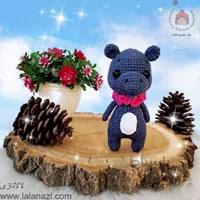 عروسک بافتنی اسب آبی کوچولو ( کد 60217 )