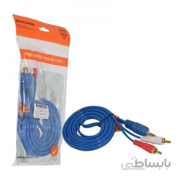 کابل 1 به 2 صدا 1.5 متری میچر MACHER MR-98