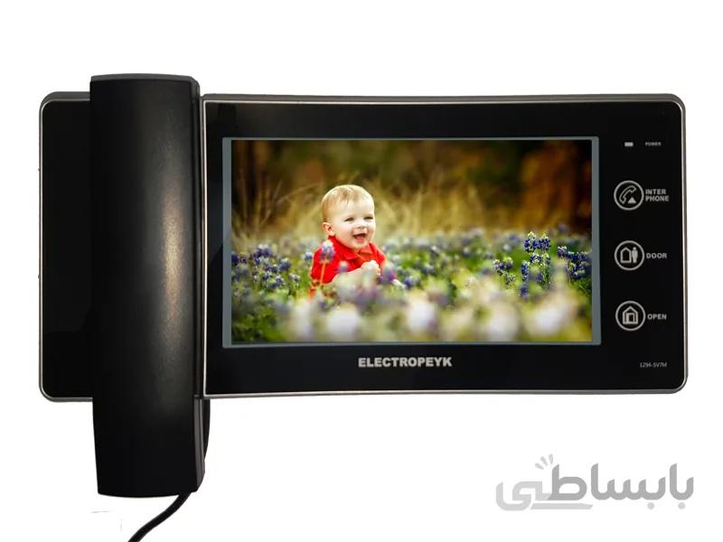 دربازکن تصویری الکتروپیک 7 اینچ لمسی 1294 مشکی