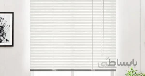 پرده کرکره فلزی 2.5 سانتیمتر ساده کد 25105
