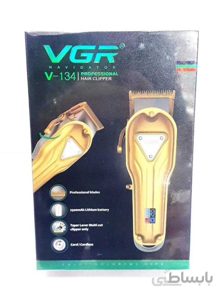 ماشین اصلاح موی سر و صورت وی جی ار مدل V-134