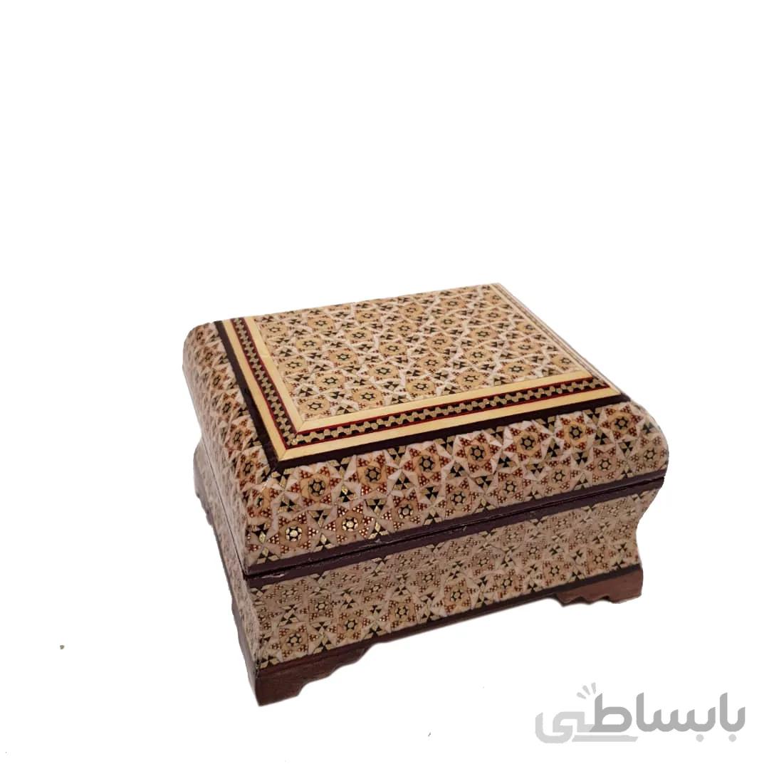 جعبه خاتم کاری بغل کاس کوچک