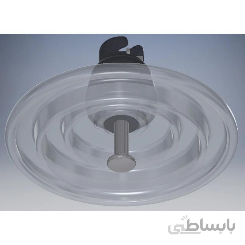 مدل CAD مقره شیشه ایی