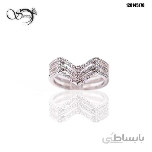 انگشتر نقره زنانه کد:۱۰۱۹