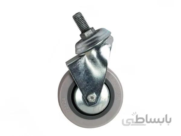 چرخ تخت 7.5 سانت پیچی بیمارستانی