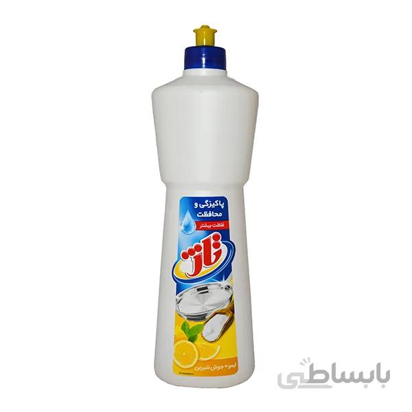 مایع ظرفشویی تاژحاوی جوش شیرین با رایحه لیموزرد۱۰۰۰ گرم