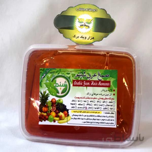 صمغ عربی شبنم با عصاره گل محمدی