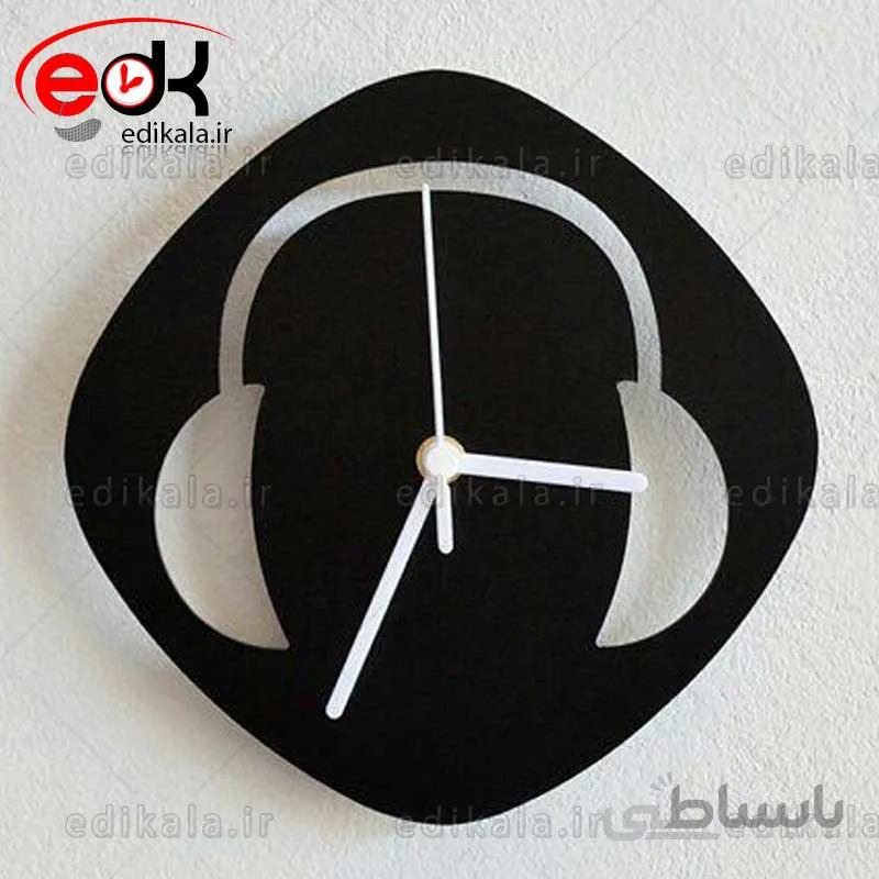ساعت دیواری فانتزی طرح هدفون در پنج رنگ
