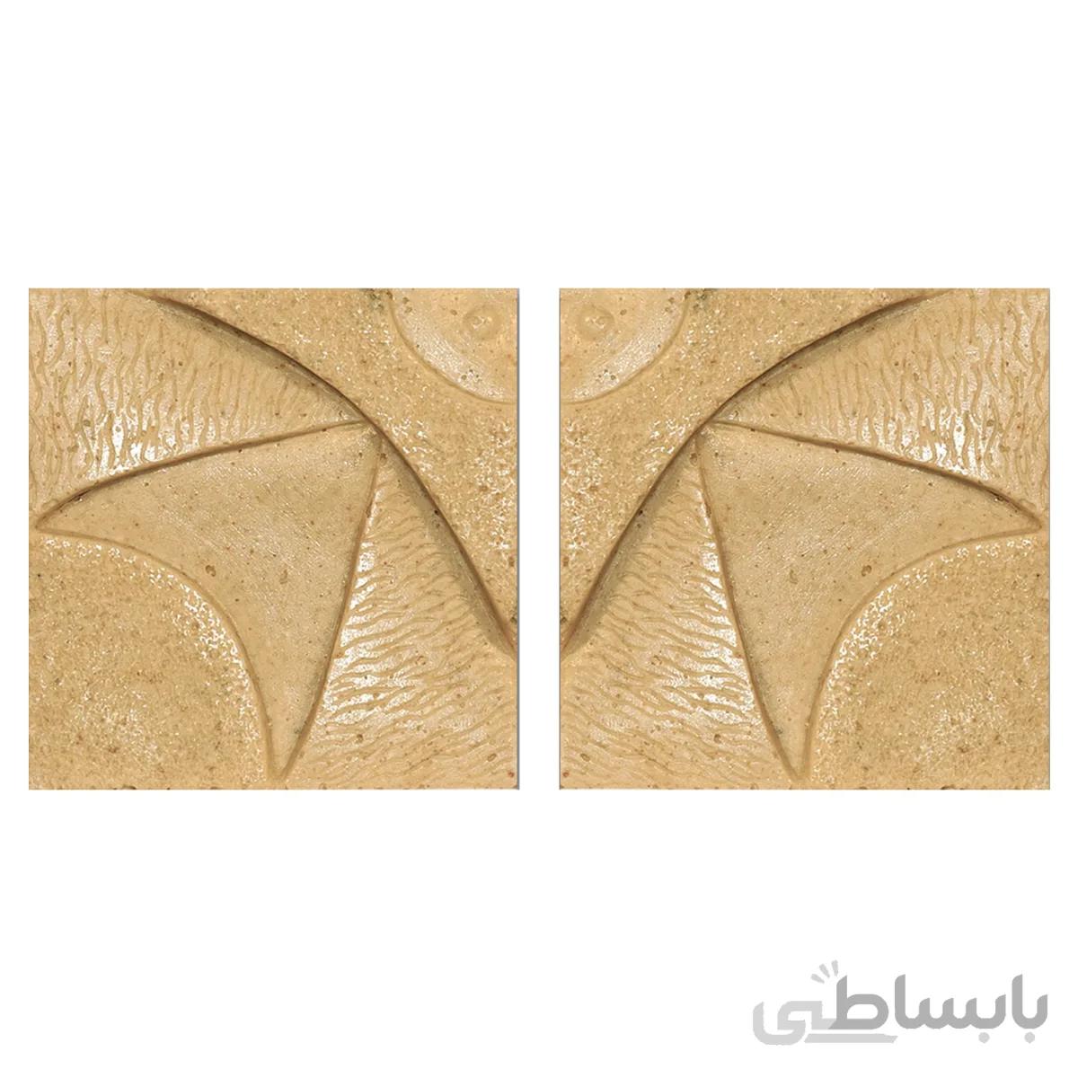 دیوارپوش تندیس و پیکره شهریار مدل امای کد W1010 01 بسته 2 عددی