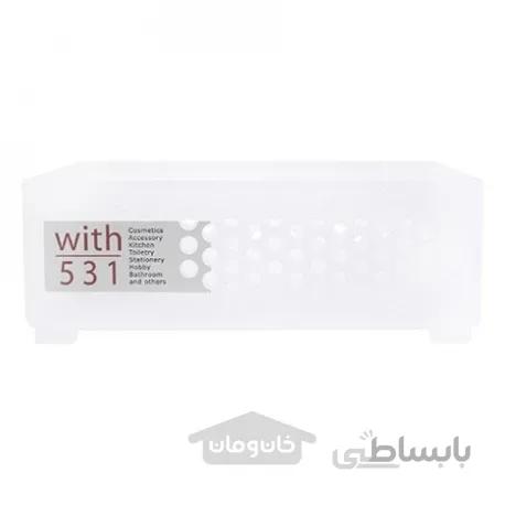 جعبه پلاستیکی کاربردی ۵۳۱ رنگ طبیعی (ساخت ‌ژاپن)