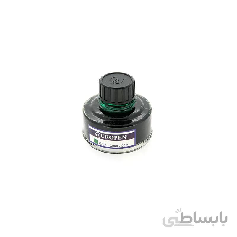 جوهر خودنویس یوروپن مدل Ink Bottle سبز