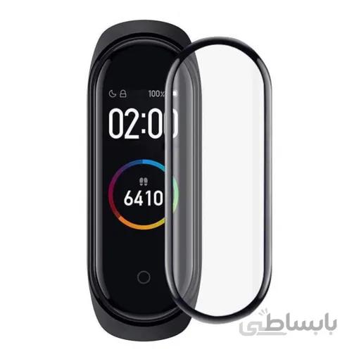 محافظ صفحه نانو Xiaomi Mi Band 4 full frame ا محافظ صفحه نمایش نانو سه بعدی خمیده فول فریم دستبند هوشمند شیائومی می بند 4