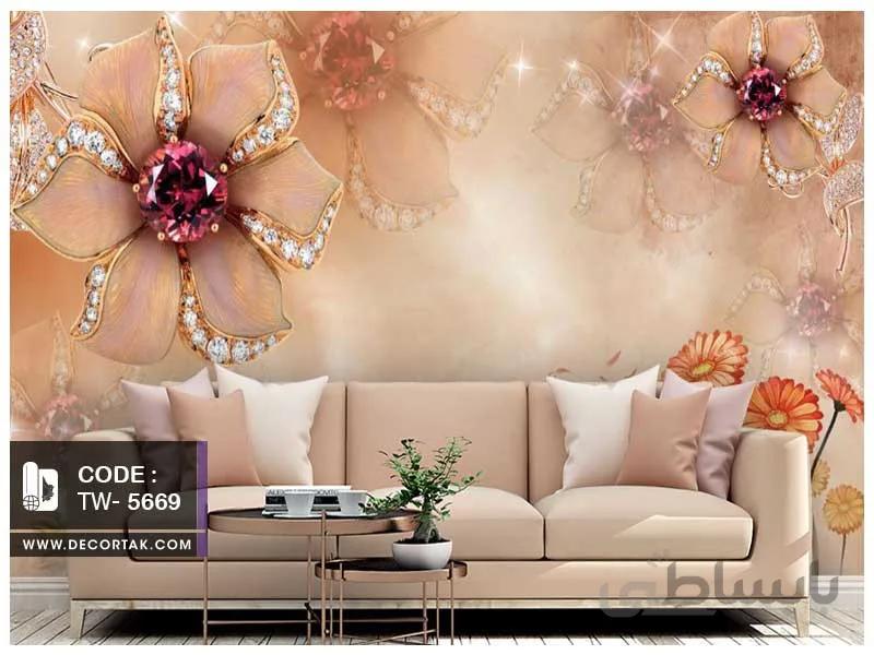 پوستر دیواری پشت تلویزیون کد TW-5669