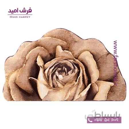 پادری نیم دایره رز مینیاتوری شکلاتی زرباف