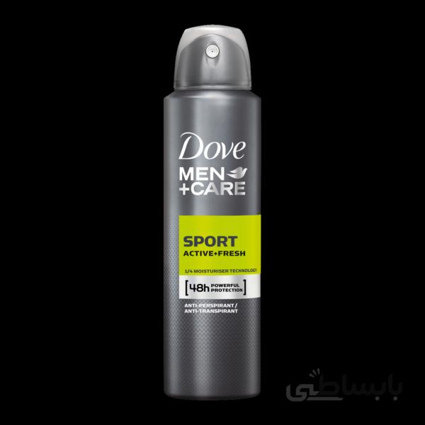 اسپری ضدتعریق اسپورت اکتیو فرش ۲۵۰ میل – Dove men care sport active fresh