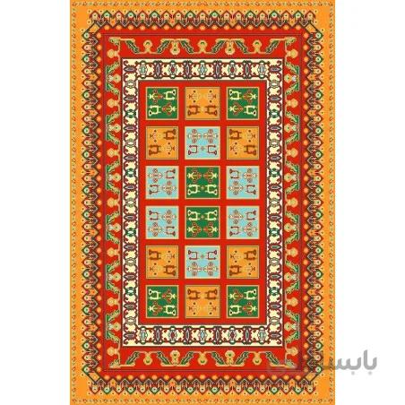 نخ و نقشه گلیم کد 1