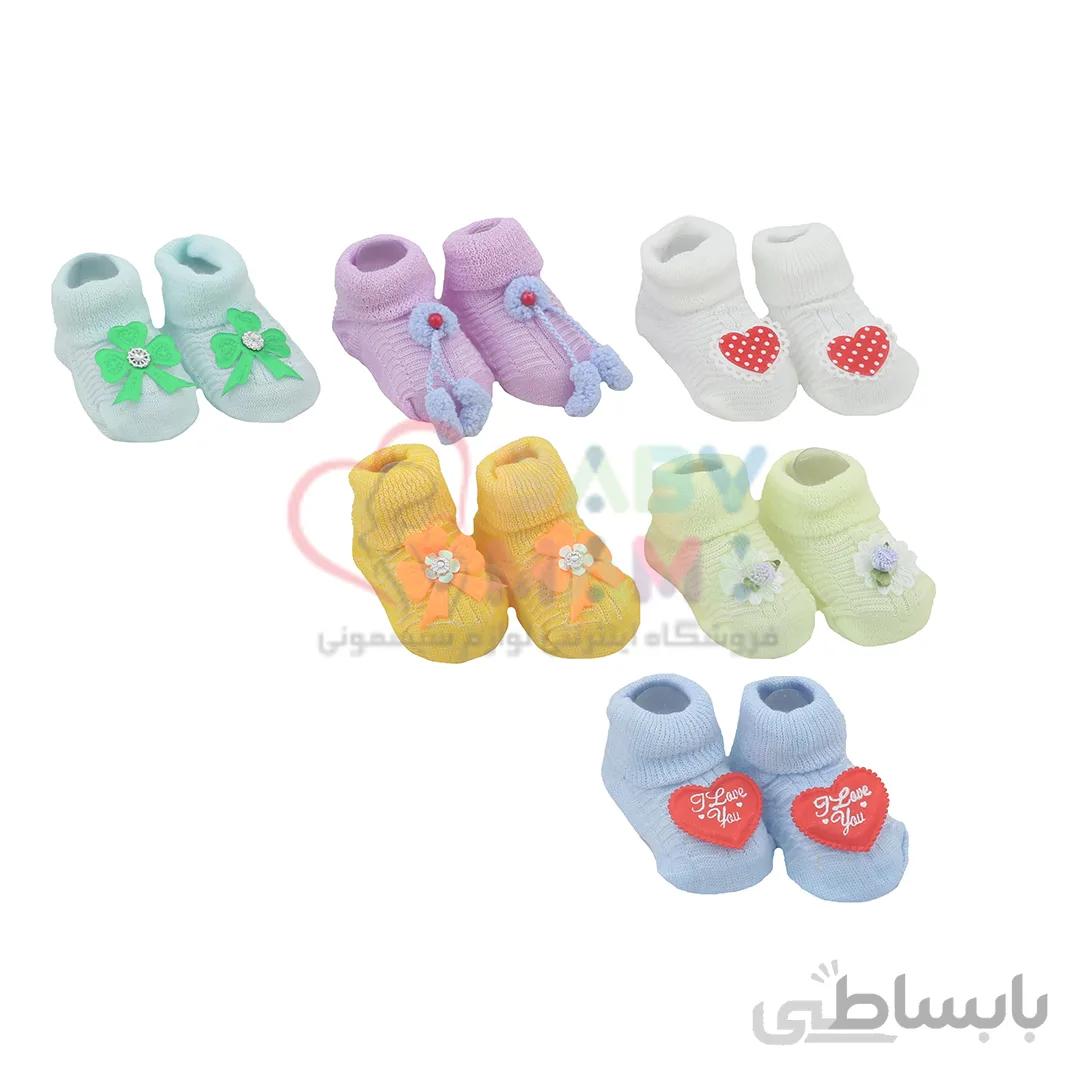 پاپوش برجسته مدل گل و پروانه