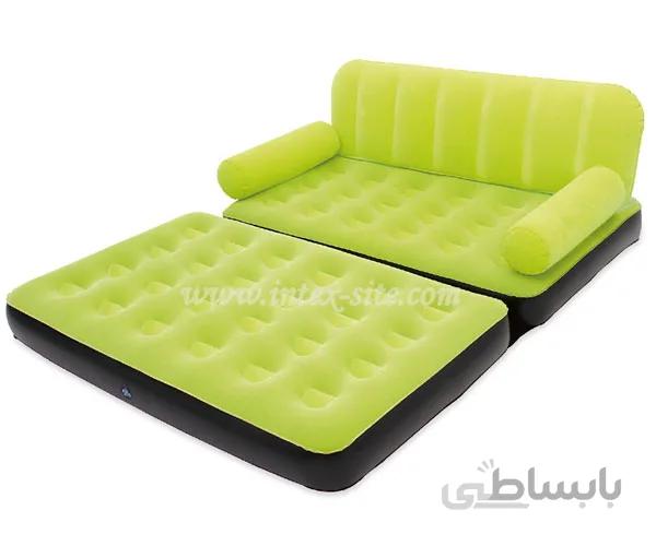 کاناپه بادی تخت خواب شو دو نفره با پمپ
