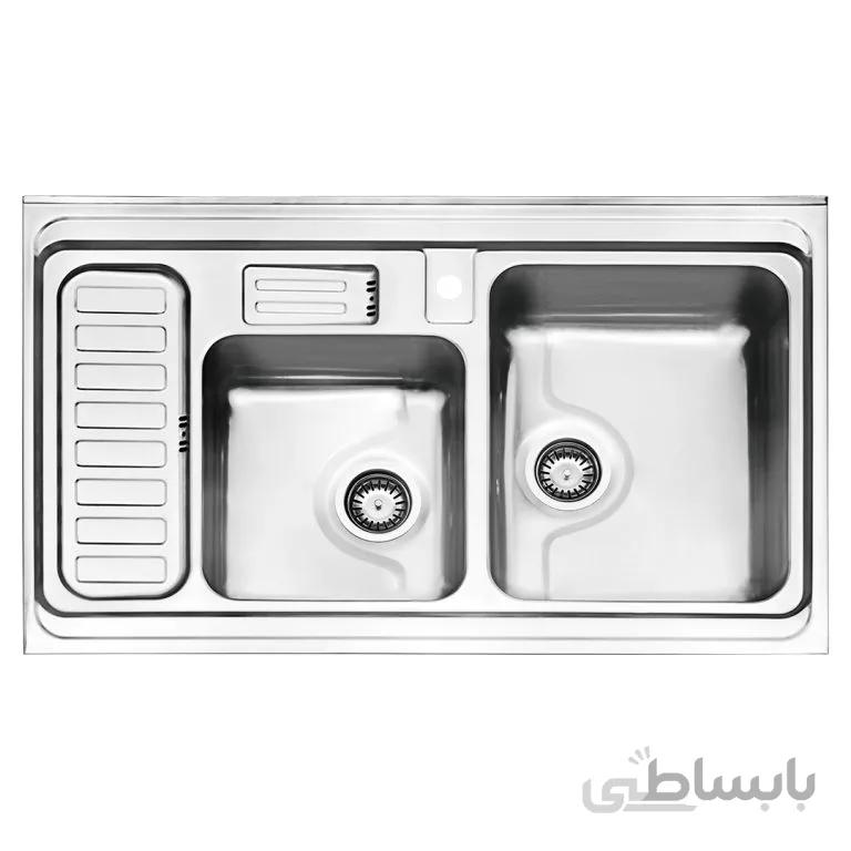 سینک توکار 812 استیل البرز ا 812